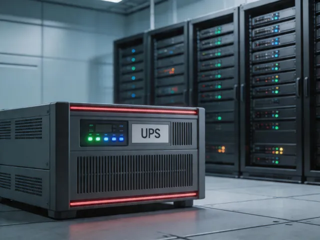 ShieldPower industrial UPS system in data center environment